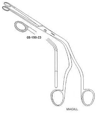 Magill Catheter Introducing Forcep